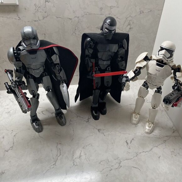 Lego Star Wars Stormtrooper Captain Phasma Kylo Ren Lot of 3 - Picture 10 of 10